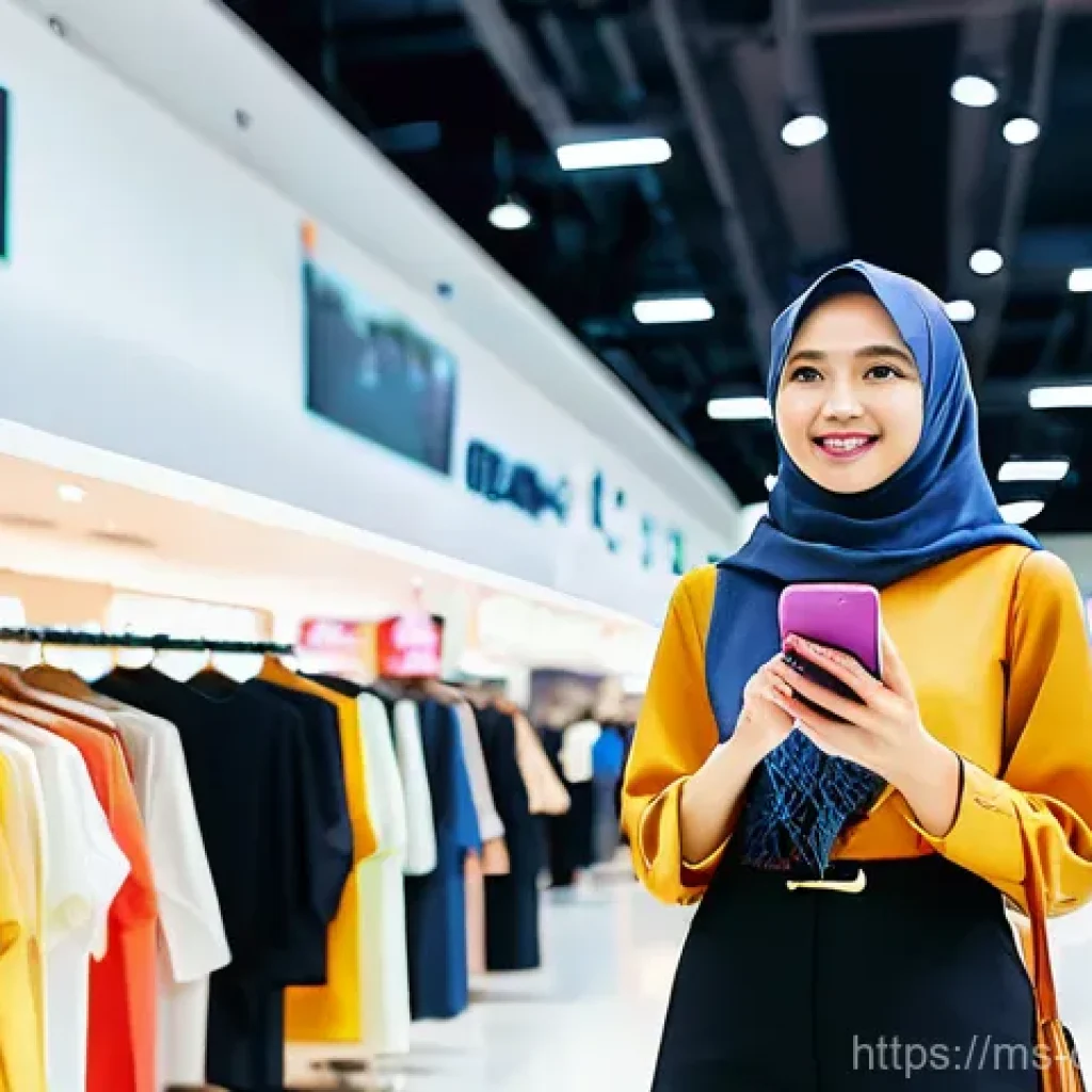 행동 경제학 vs 감정 경제학 - **A Vibrant Malaysian Mall Sale with FOMO and Social Proof:**
A young Malaysian woman, in her ea...