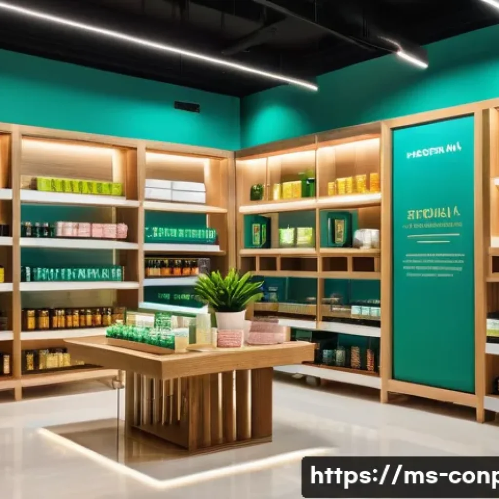 소비자 심리학 연구를 통한 감정 분석 - A vibrant Malaysian modern retail store interior featuring diverse customers happily interacting wit...