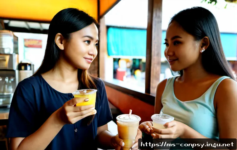 심리적 요소를 고려한 가격 책정 - Photorealistic Malaysian neighbourhood café counter at golden morning light, a thoughtful young Mala...